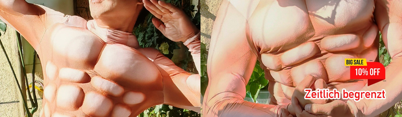 Muskelanzug für Cosplay